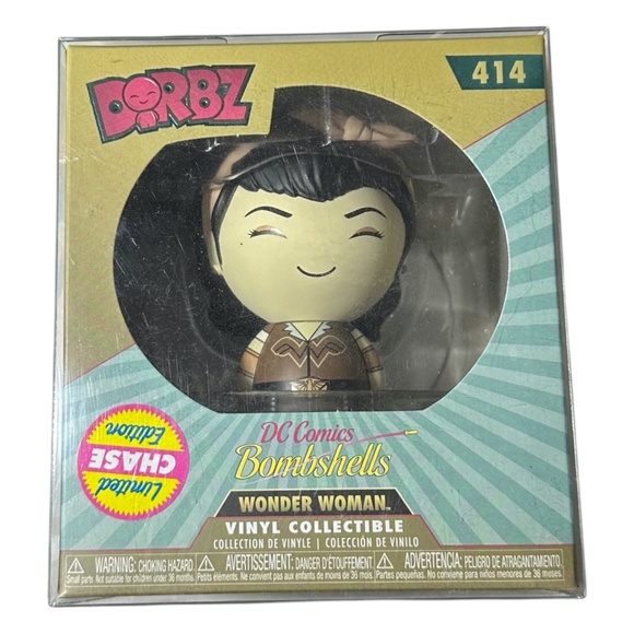 Funko Dorbz DC Comics Bombshells Wonder Woman #414 Vinyl CHASE - Picture 1 of 4